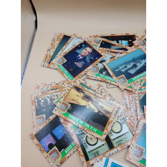 1991 Desert Storm Trading Cards Complete Set 88 Cards 22 Stickers - Picture 5 of 11